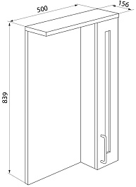 Iddis Мебель для ванной New Sena 50 белая/светлое дерево – фотография-17